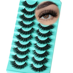 APCYUST Volume Mink Lashes—short cat eye for defined lift.