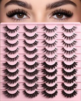 APCYUST Lashes Wispy Cat Eye 4 Styles for natural daily lift