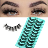 APCYUST wispy lashes 17mm pack for natural volume and brighter eyes.
