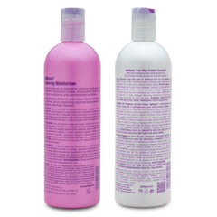 Aphogee Double Bundle moisturizer bottle closeup for hydration.