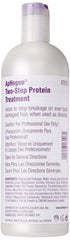 Aphogee Two-Step Step One application, suggesting hair strengthening during treatment