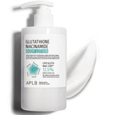 APLB Glutatión Niacinamida loción corporal en botella, hidratación duradera.