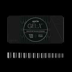APRÉS Gel-X Natural Square Tip for flat surface and easy application