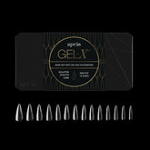 APRÉS Gel-X Stiletto Tips Box front view showing the full set of tips