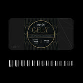 APRÉS Gel-X tips cuadrados abiertos; ajuste preciso y rápido.