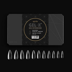 APRES Gel-X tips sizes range 00 to 9 for precise fitting