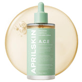 APRILSKIN A.C.E Serum, botella Mugwort Centella para calma rápida de la piel.