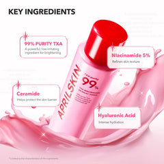 APRILSKIN Panthenol y Ácido Hialurónico, Ceramidas y Vitamina C para cuidado facial.
