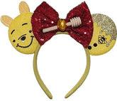 AQOKKA mouse ears headband with bow offers chic cosplay for parties.
