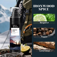 AQUA BLANCE Sailors Essence spray captures ocean-inspired citrus and herbs for everyday vigor.