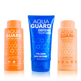 AQUA GUARD Pre-Swim Cream barrier locks in moisture and blocks chlorine.