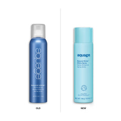 Aquage Beyond Shine glossy-finish-on-hair provides a sleek, weightless look.