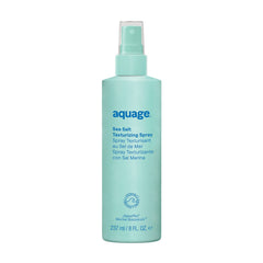 Aquage spray de sal marina en botella para volumen natural.