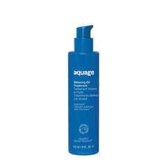 Aquage SeaExtend Silkening Oil Treatment bottle with colorless formula for color-safe shine.