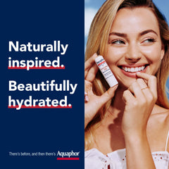 Paquete de tres barras reparadoras de labios Aquaphor.