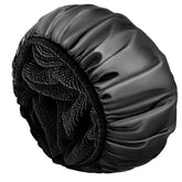 Gorro Aquior de ducha con 3 capas impermeables para cabello seco tras la ducha