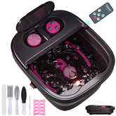Aqvesane collapsible foot bath with remote control for easy at-home relaxation.