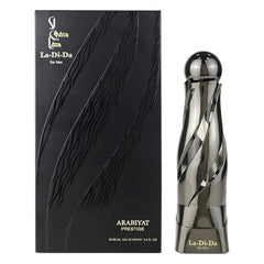 Arabiyat Prestige La Di Da For Him EDP bottle, sleek design for all-day confidence.