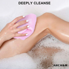 ARCH&M toalla exfoliante corporal para masaje suave y limpieza de la piel.