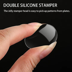 Arcjunys stamp lid keeps silicone clean for next use and coverage.