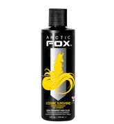 ARCTIC FOX Cosmic Sunshine bottle front, ready to plan a vibrant yellow look
