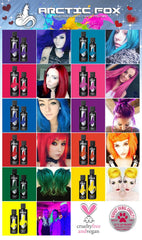 ARCTIC FOX Electric Paradise under blacklight highlights UV glow