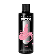 ARCTIC FOX FROSE pastel pink bottle shows vibrant color on lightened hair