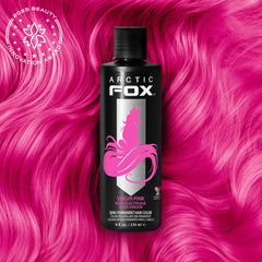 ARCTIC FOX Virgin Pink color swatches display vivid magenta tones.