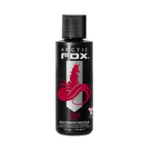 ARCTIC FOX Wrath bottle pour shows rich crimson shade with berry undertones for vibrant color