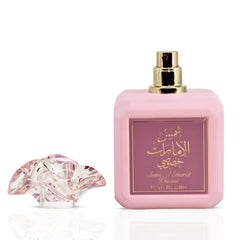 Ard Al Zaafaran Pink Blush cap closeup on premium packaging