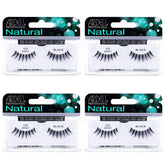 Ardell 102 Demi Black lashes closeup showing natural volume for everyday wear.