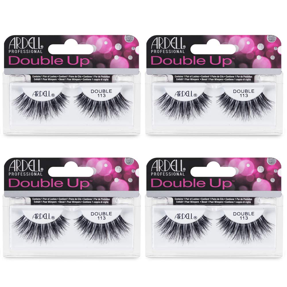 Ardell Double Up 113 lashes offer bold volume for dramatic eyes.