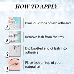Ardell Duralash adhesive provides precise, fast-drying application.