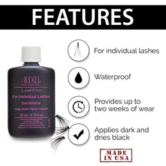 Ardell DuraLash individual lashes paired with LashTite for long wear
