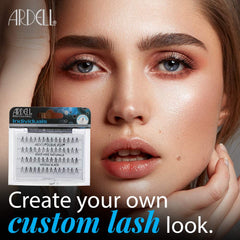 Ardell Invisiband knot-free close-up showing seamless lash fit.