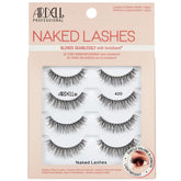 Ardell Naked Lashes 420 invisiband packaging showing four-pair multipack.