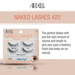 Ardell Naked Lashes 420 lightweight feel for all-day comfort