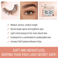 Ardell Naked Lashes 421 packaging display highlighting two-pair value.