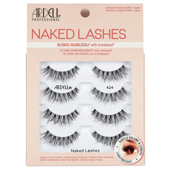 Ardell Naked Lashes 424 Invisiband for a seamless natural look.