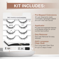 Ardell lash glue bottle provides secure adhesion for long wear