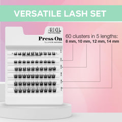 Ardell Press On Fauxmink Natural 60ct underlash-application for seamless band-free wear