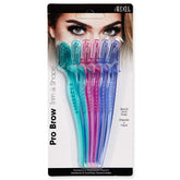 Ardell Pro Brow Trim & Shape razor cover shown for tidy storage and travel-ready grooming.