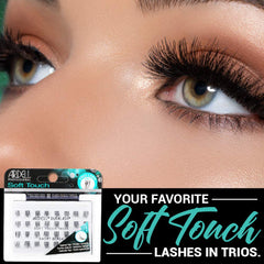 Ardell Soft Touch Trios in-use for DIY lash extension application