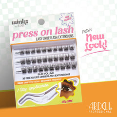 Ardell Winks volume crisscross creates a fuller, natural look.