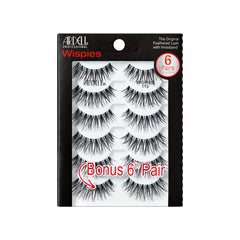 Ardell Wispies 113 natural wispy lashes for daily eye definition.