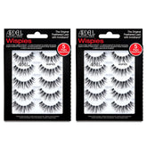 Ardell Wispies Black 2-pack lashes with a natural-looking flutter for daily wear.
