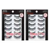 Ardell Wispies eyelashes 2-pack invisiband close-up for natural blend