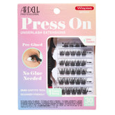 Ardell Wispies Natural lashes creating a fluttery outer lashes look for a seamless result.