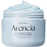 ARENCIA exfoliante de hisopo en botella para limpieza suave y efectiva.