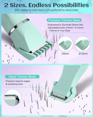 AREYZIN Bikini Trimmer features IPX7 waterproof design for safe rinsing